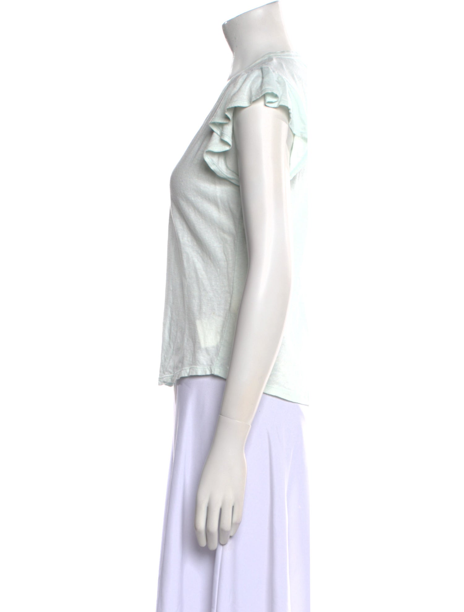 La Vie Rebecca Taylor Scoop Neck Short Sleeve T-Shirt