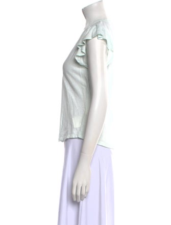 La Vie Rebecca Taylor Scoop Neck Short Sleeve T-Shirt