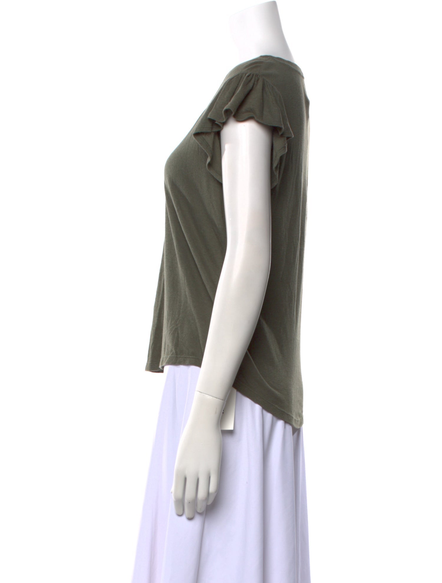 La Vie Rebecca Taylor Scoop Neck Short Sleeve T-Shirt