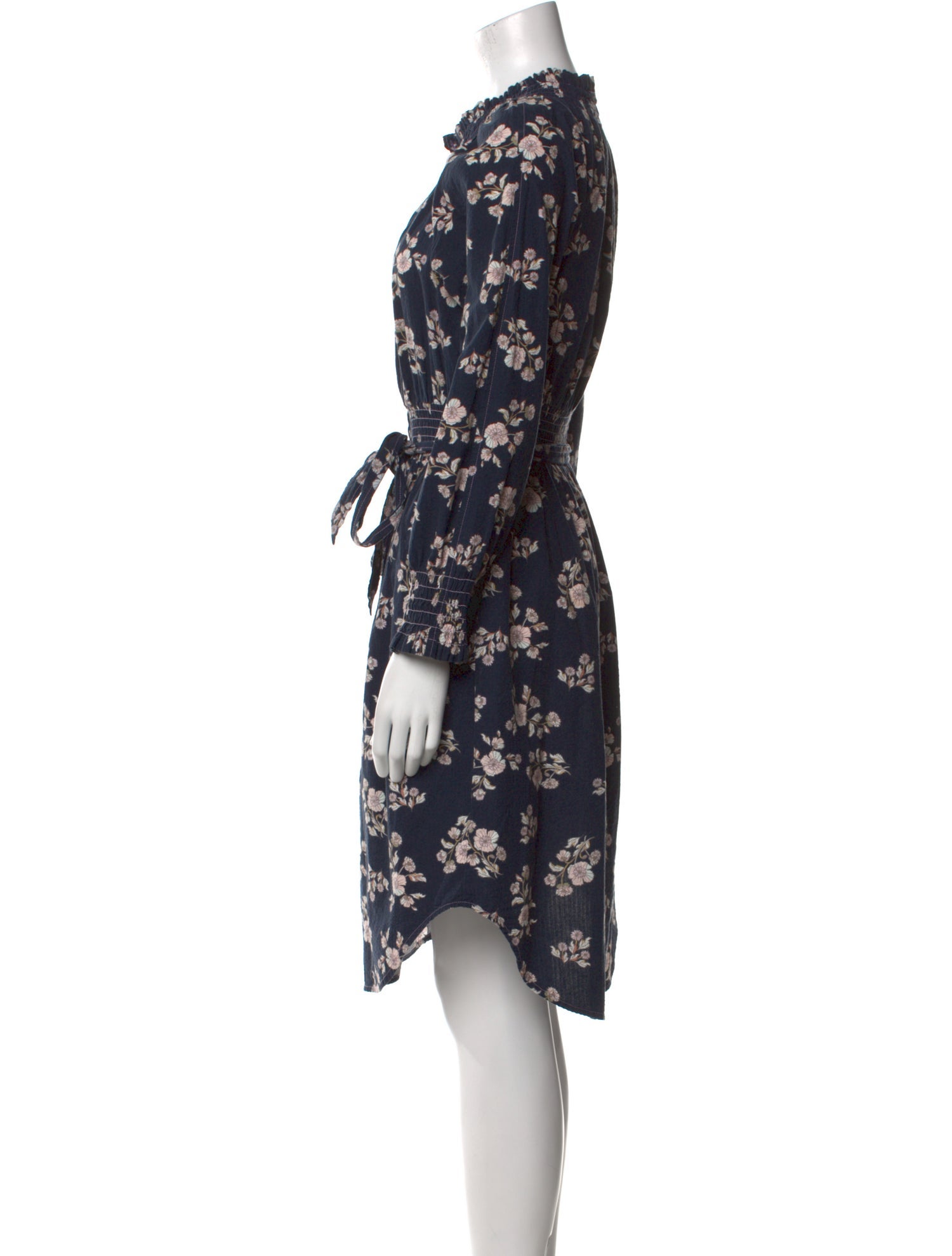 La Vie Rebecca Taylor Floral Print Mini Dress