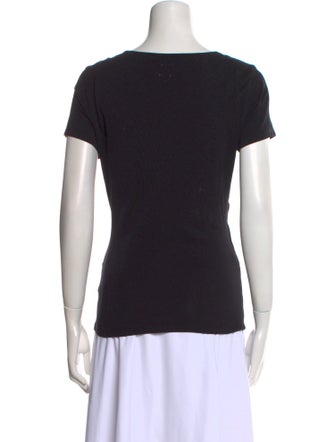 La Vie Rebecca Taylor V-Neck Short Sleeve Top