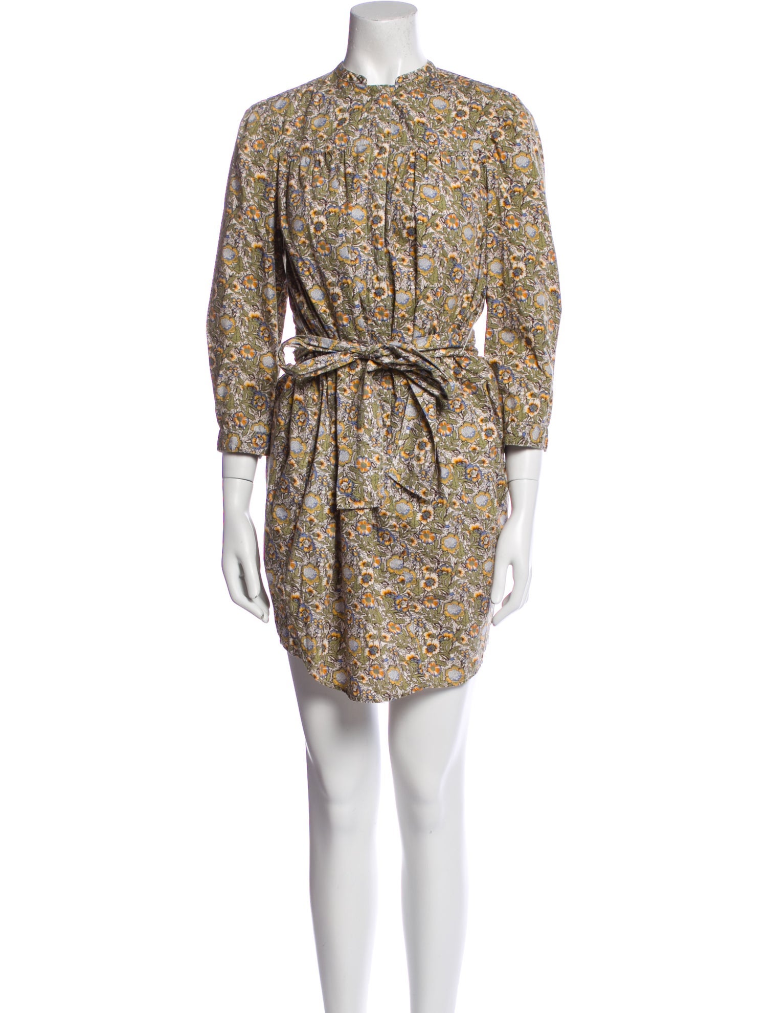 La Vie Rebecca Taylor Floral Print Mini Dress