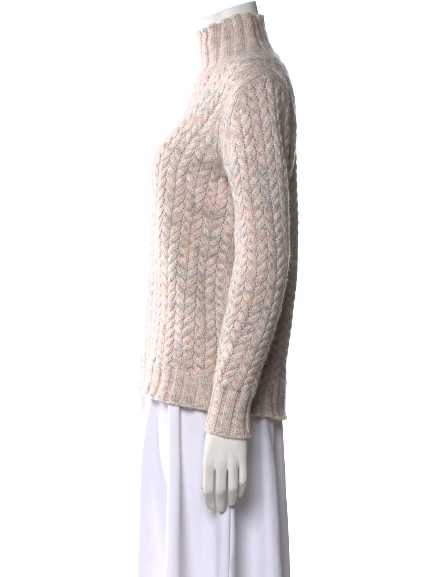 La Vie Rebecca Taylor Merino Wool Turtleneck Sweater