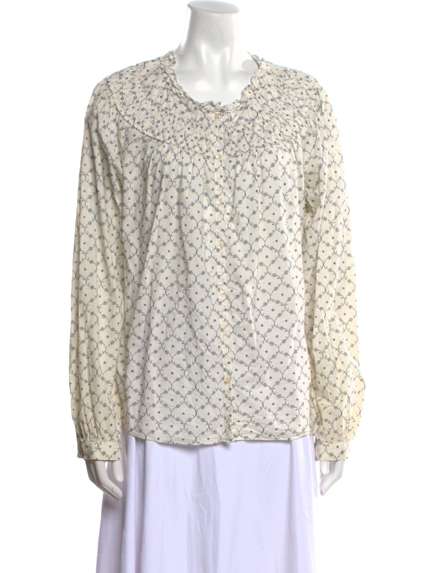 La Vie Rebecca Taylor Printed Scoop Neck Sweatshirt w/ Tags