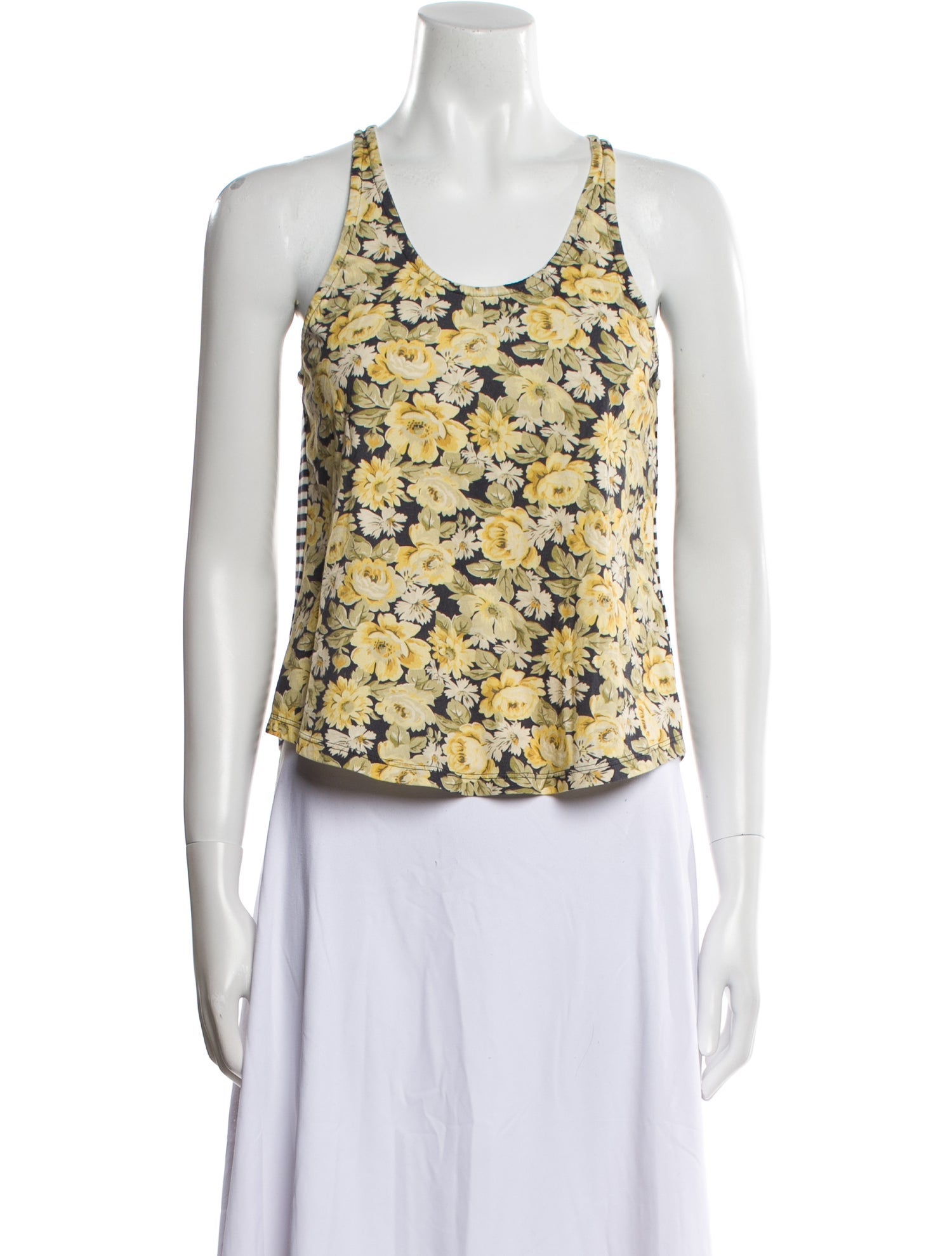 La Vie Rebecca Taylor Floral Print Scoop Neck Crop Top w/ Tags
