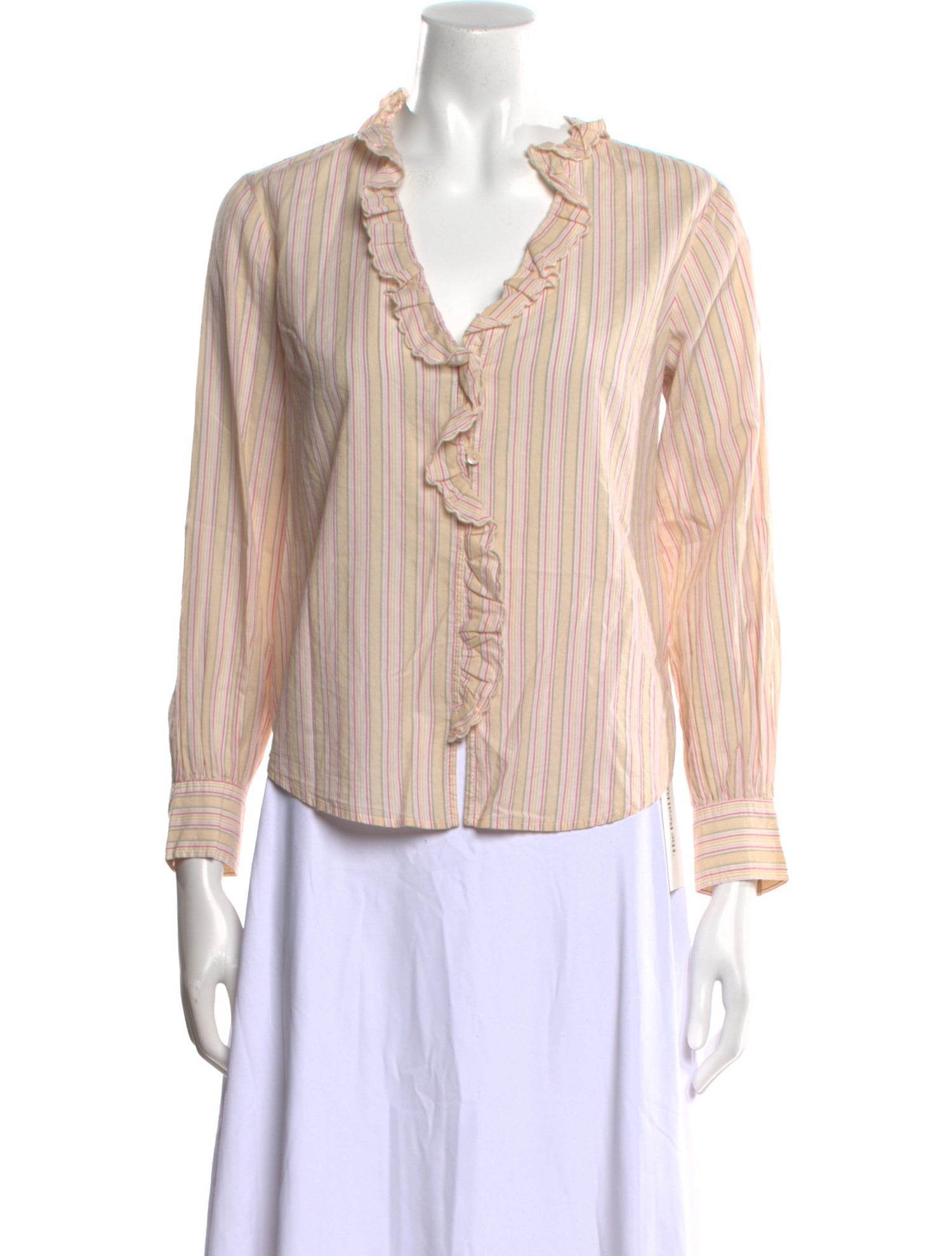 La Vie Rebecca Taylor V-Neck Long Sleeve Blouse w/ Tags