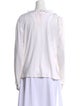 La Vie Rebecca Taylor Linen V-Neck Blouse
