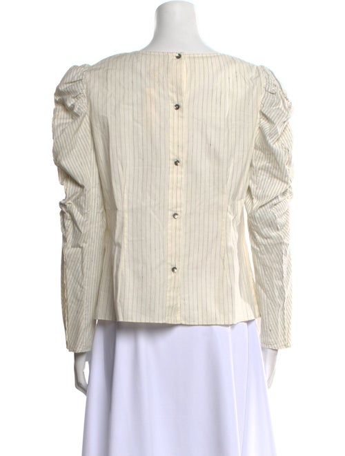 La Vie Rebecca Taylor V-Neck Long Sleeve Top