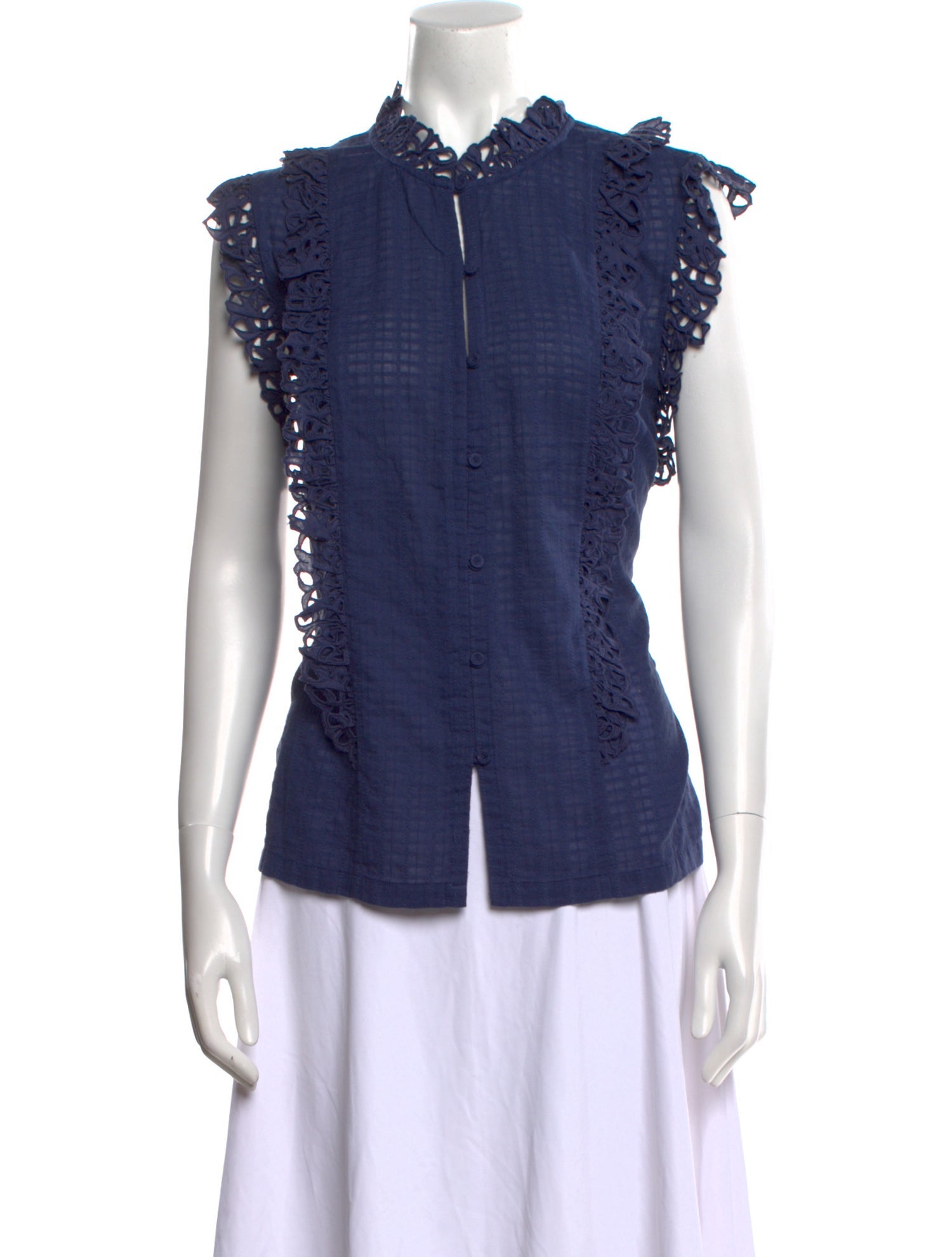 La Vie Rebecca Taylor Mock Neck Short Sleeve Top w/ Tags