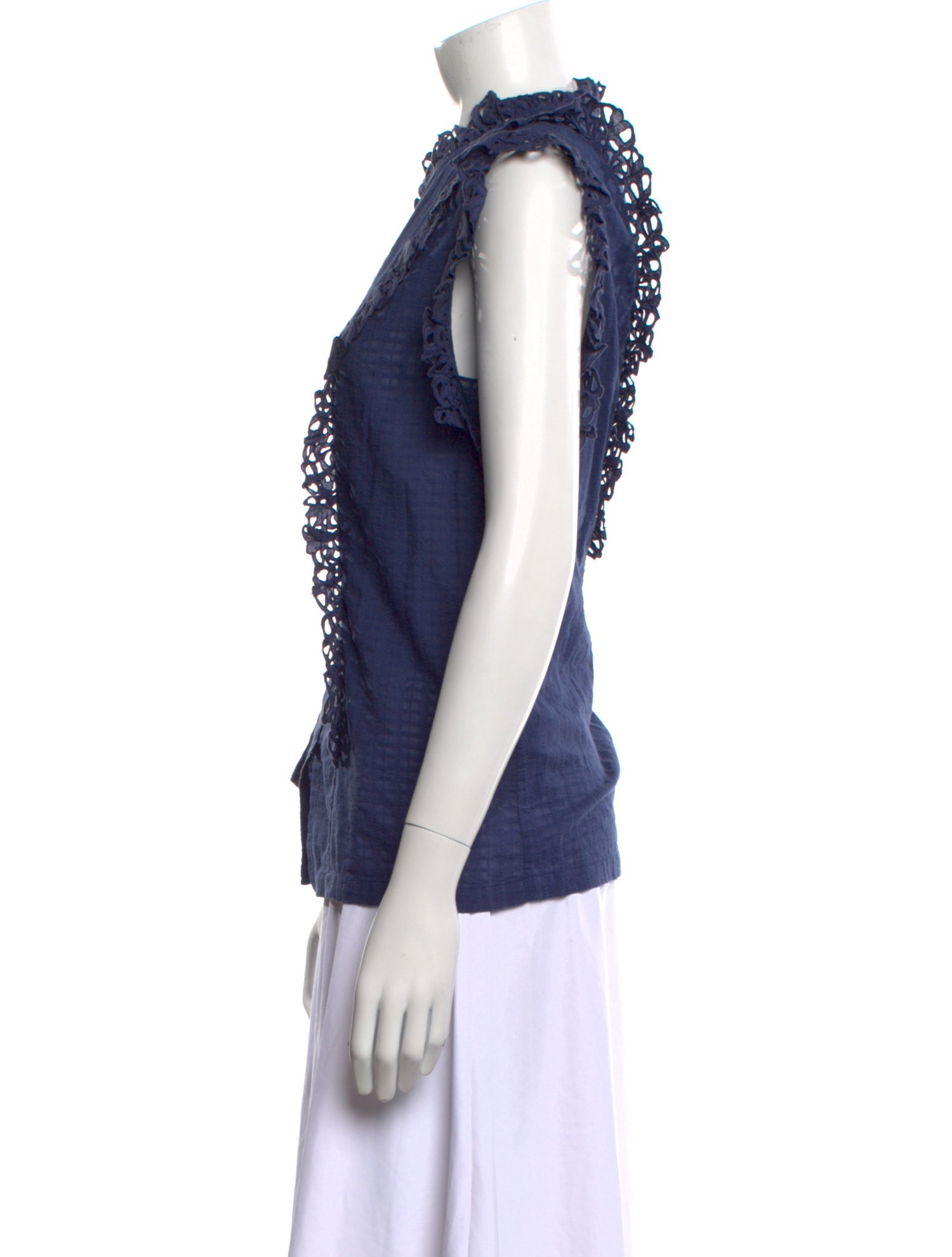 La Vie Rebecca Taylor Mock Neck Short Sleeve Top w/ Tags