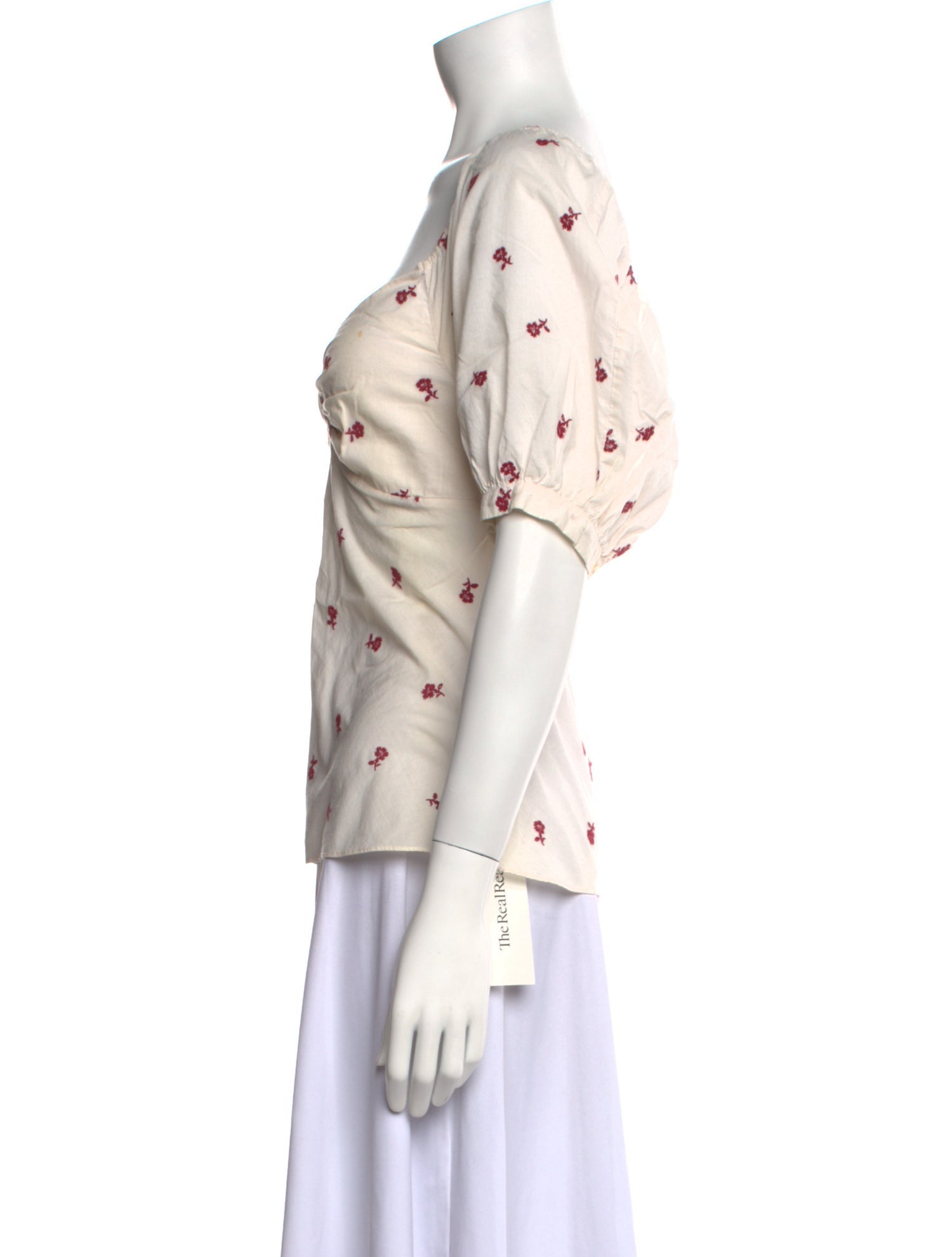 La Vie Rebecca Taylor Printed V-Neck Blouse w/ Tags