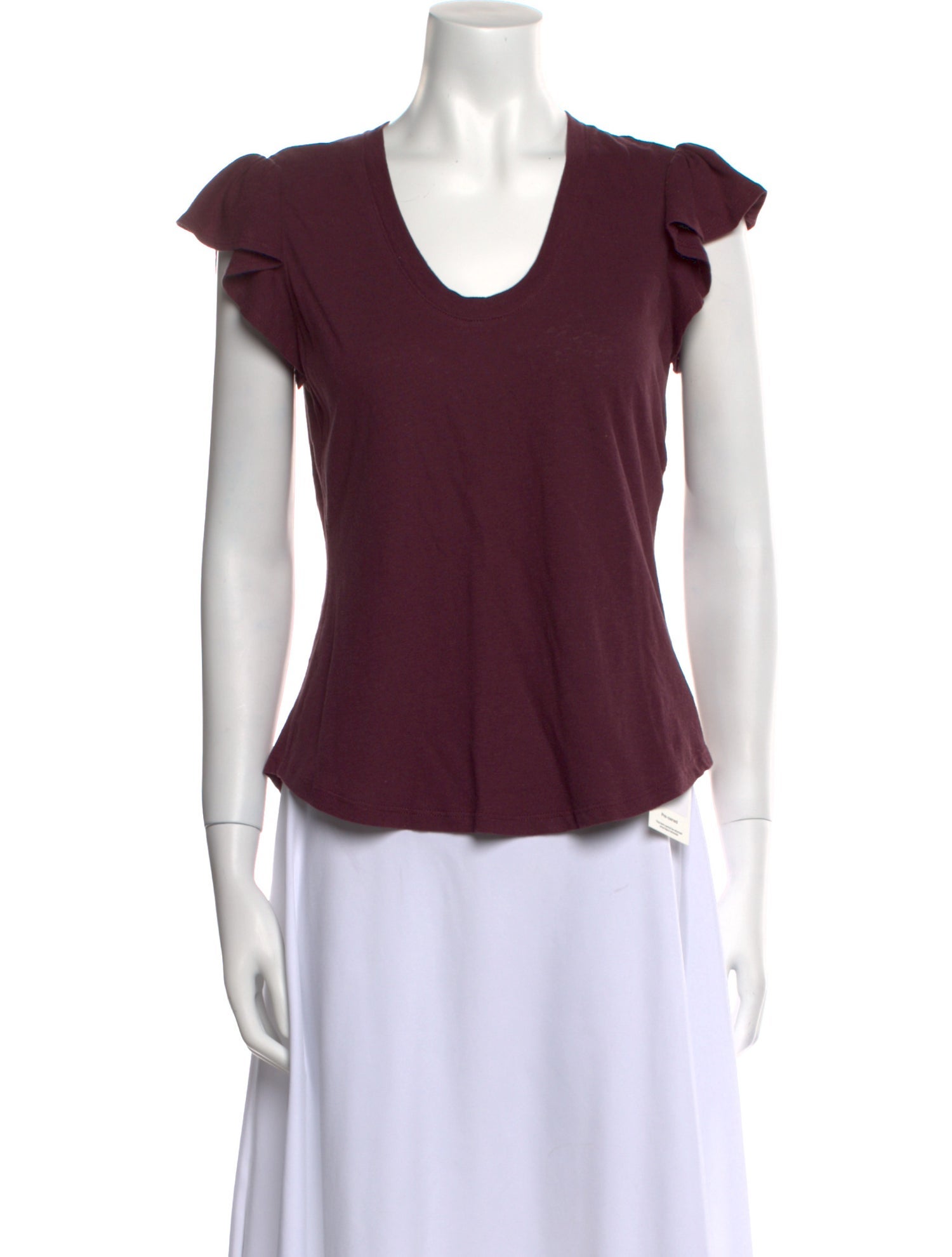 La Vie Rebecca Taylor Scoop Neck Short Sleeve T-Shirt