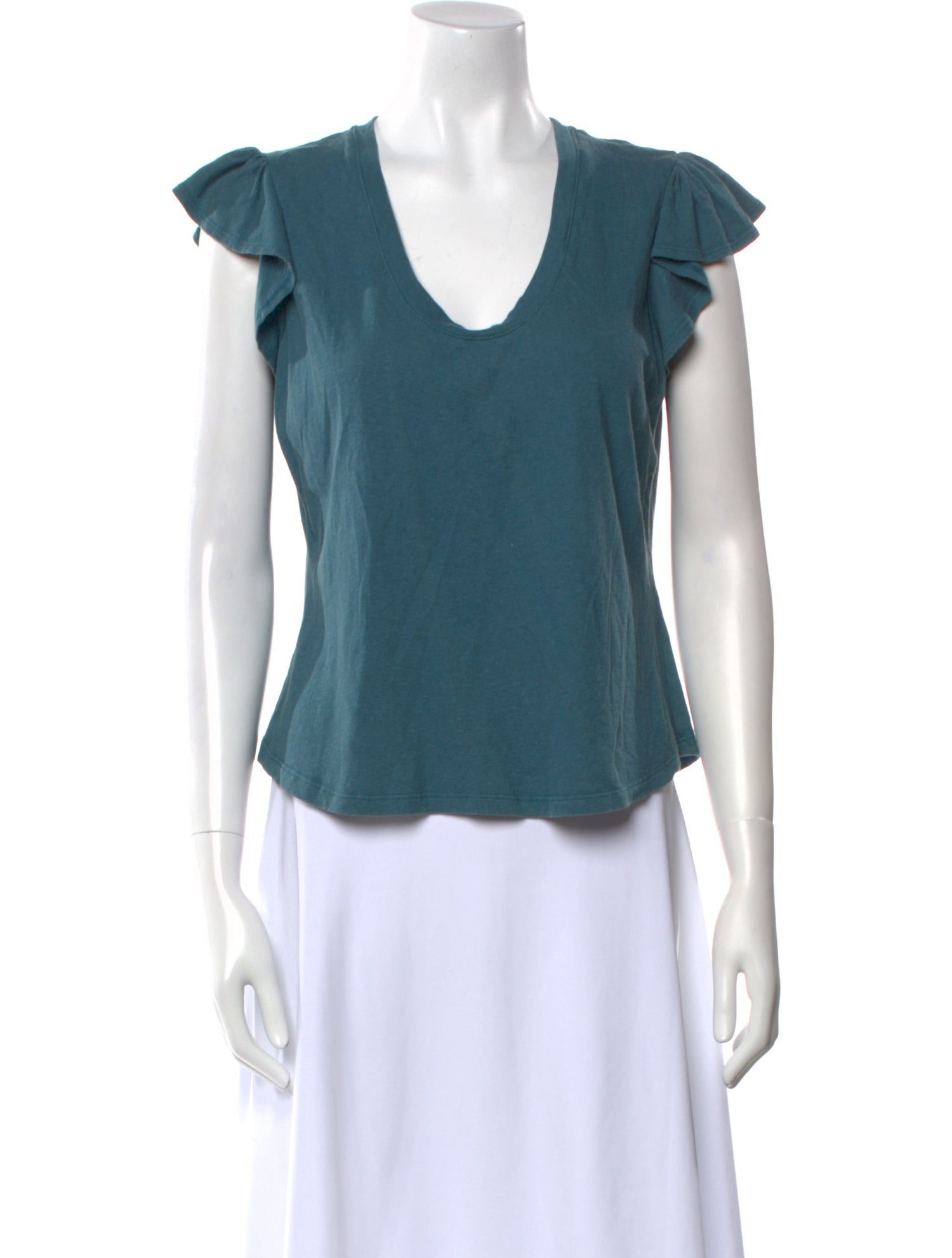 La Vie Rebecca Taylor Scoop Neck Short Sleeve T-Shirt