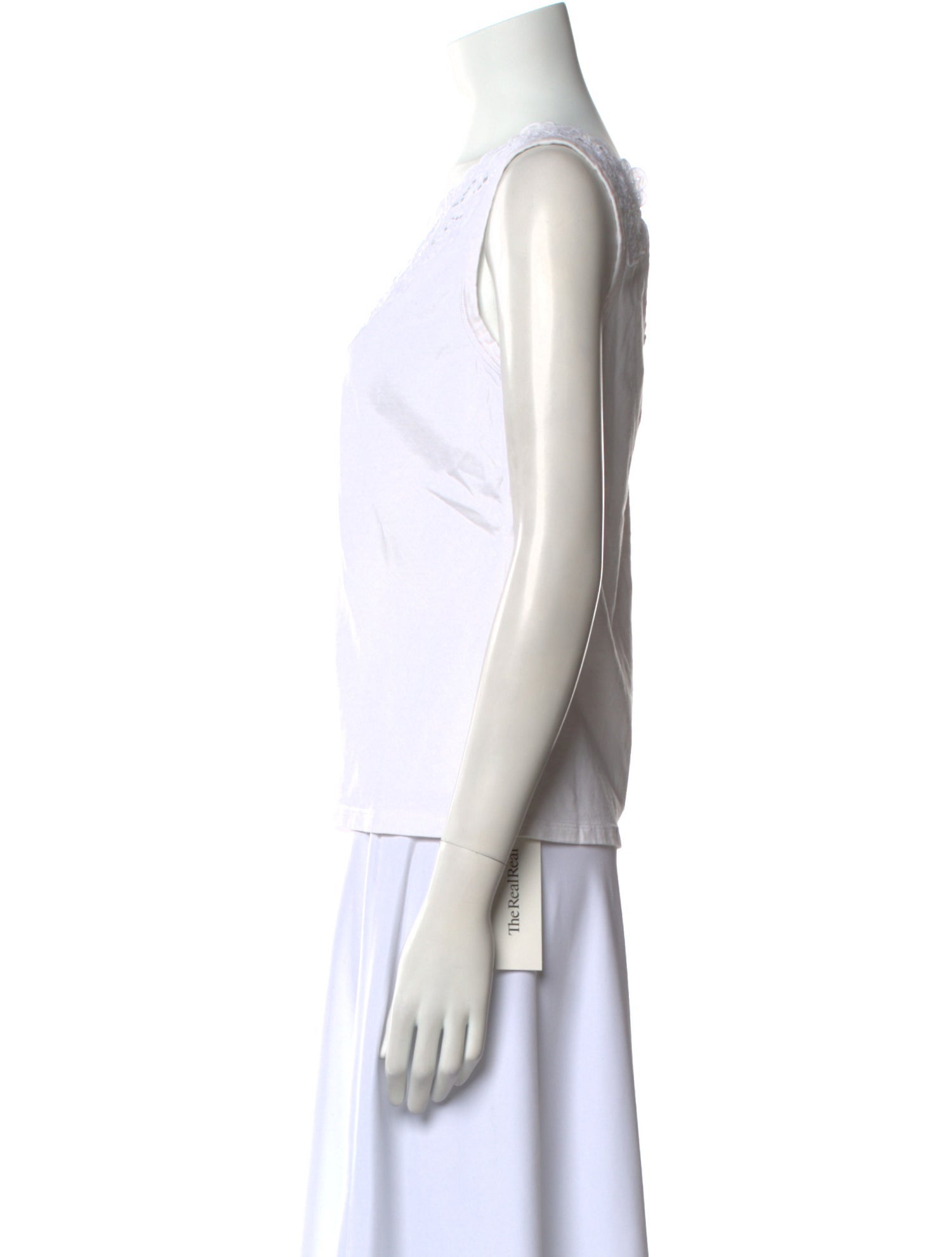 La Vie Rebecca Taylor V-Neck Sleeveless Top w/ Tags