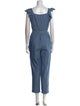 La Vie Rebecca Taylor Square Neckline Jumpsuit