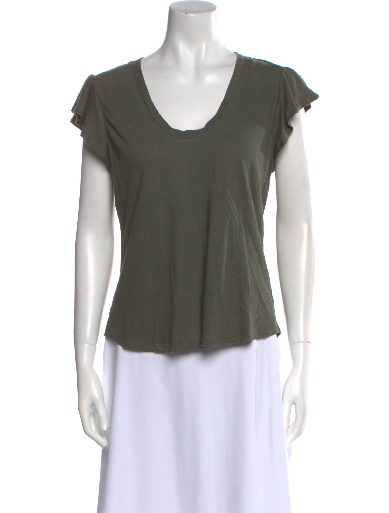 La Vie Rebecca Taylor Scoop Neck Short Sleeve T-Shirt