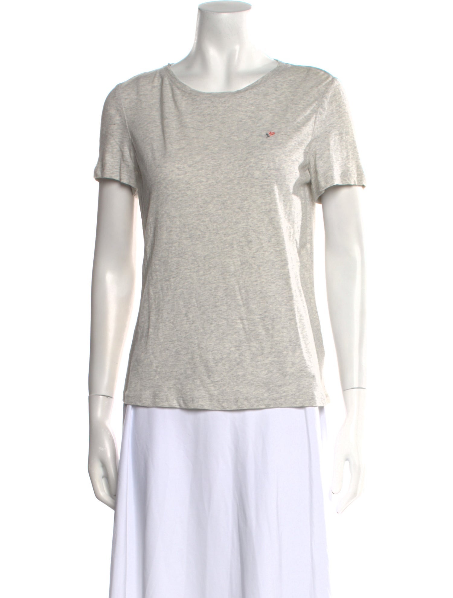 La Vie Rebecca Taylor Crew Neck Short Sleeve T-Shirt