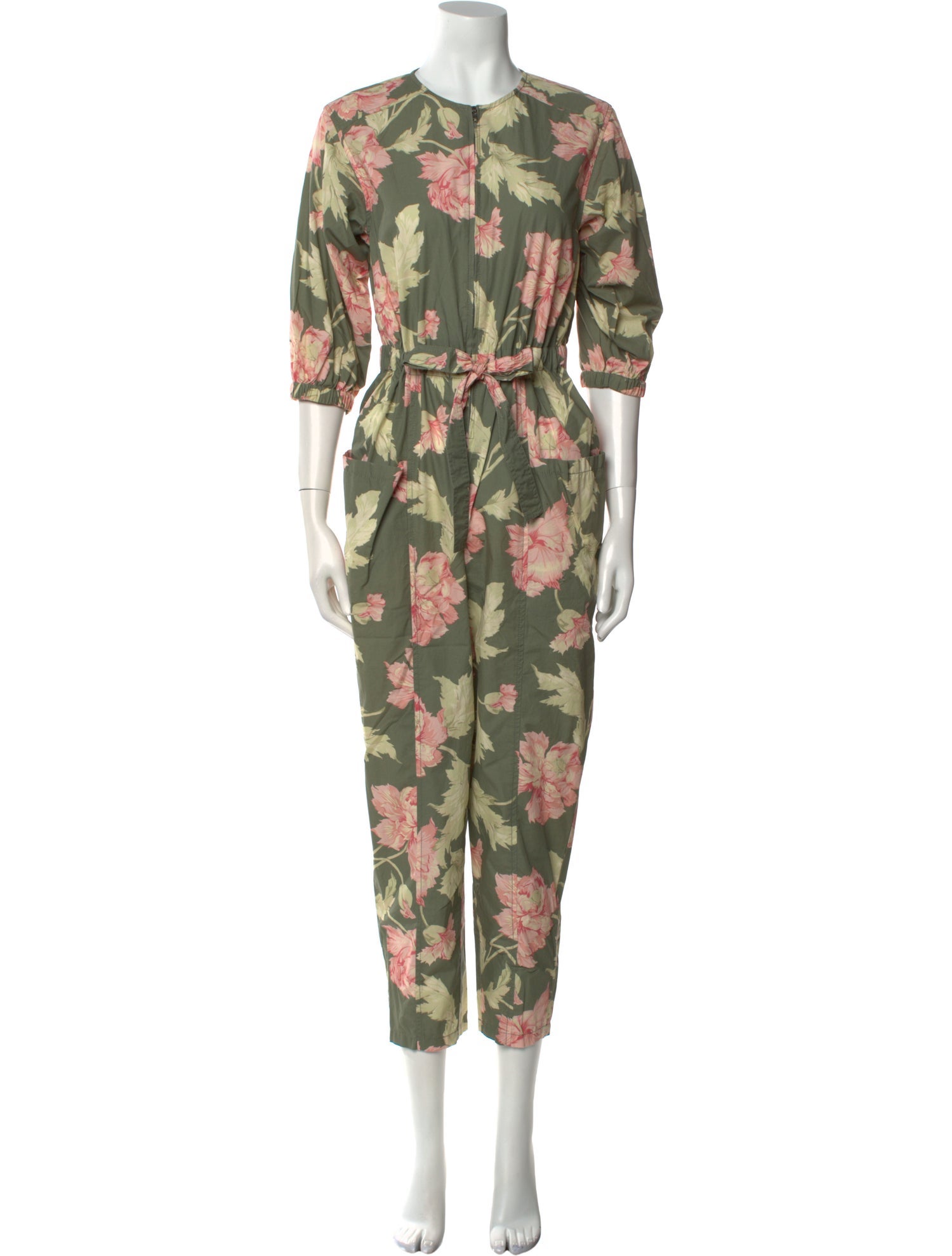 La Vie Rebecca Taylor Floral Print Scoop Neck Jumpsuit w/ Tags