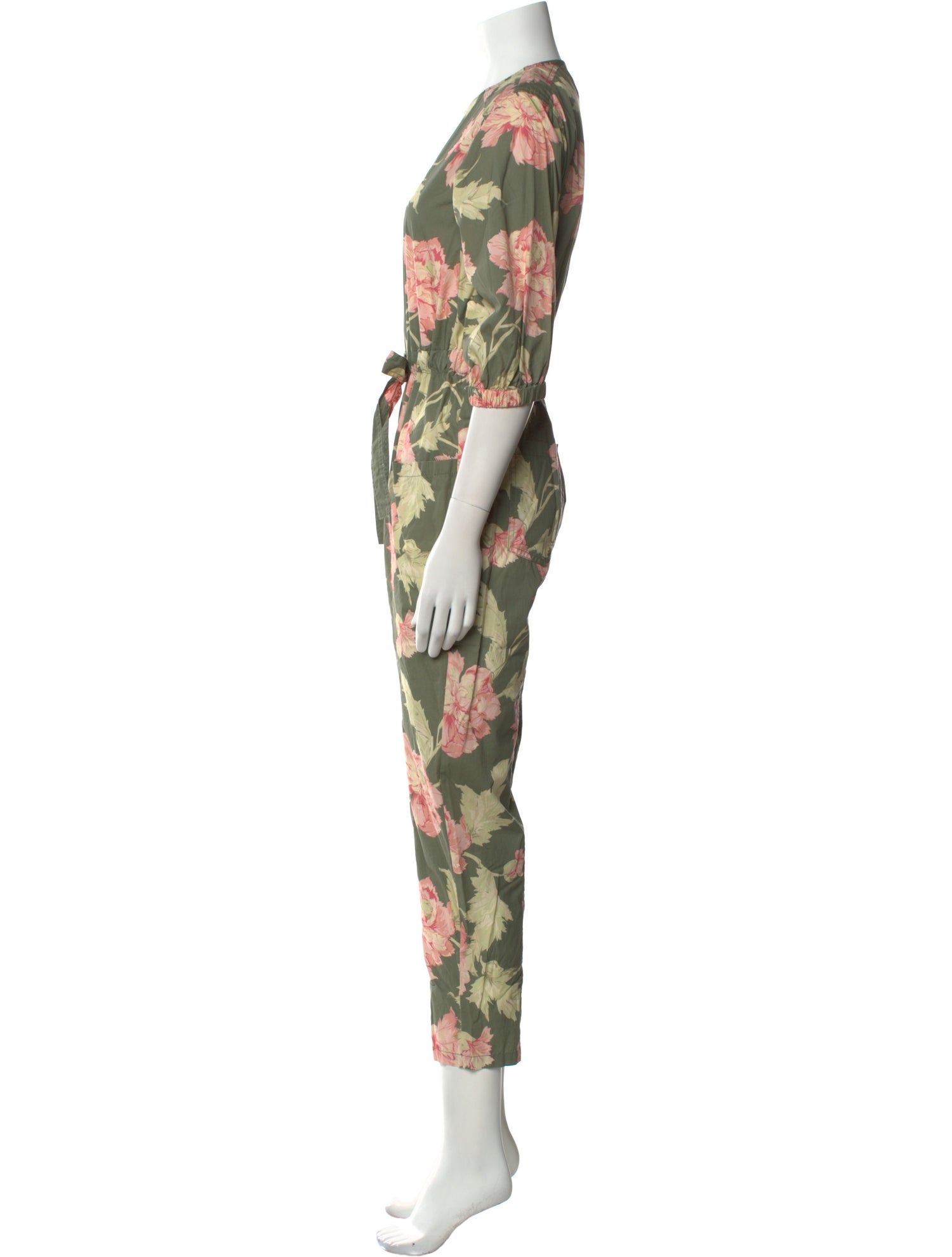 La Vie Rebecca Taylor Floral Print Scoop Neck Jumpsuit w/ Tags