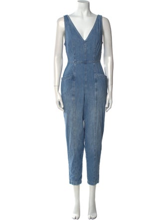 La Vie Rebecca Taylor V-Neck Jumpsuit