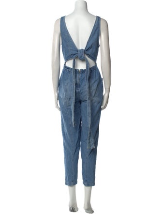 La Vie Rebecca Taylor V-Neck Jumpsuit