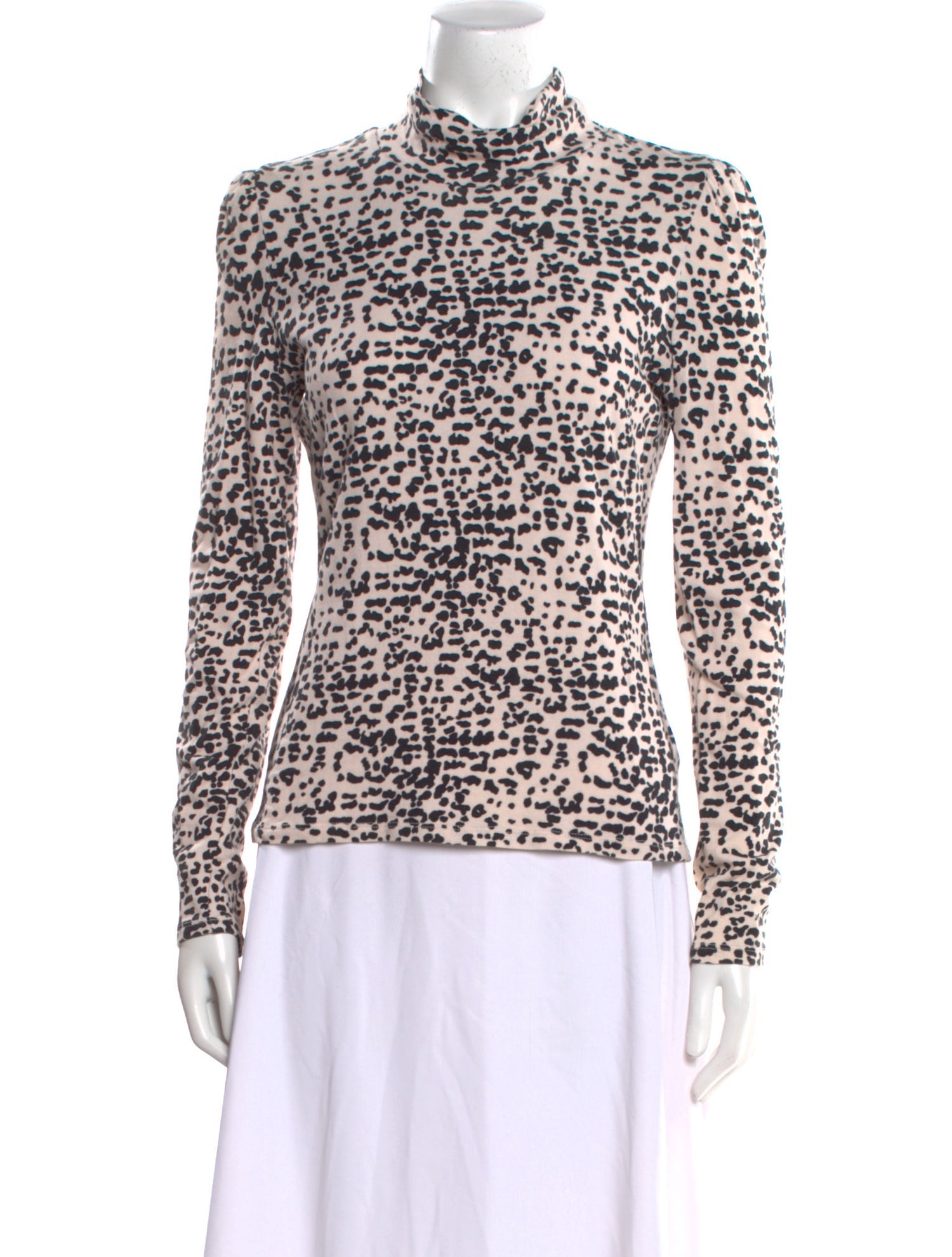 La Vie Rebecca Taylor Printed Mock Neck Sweater w/ Tags