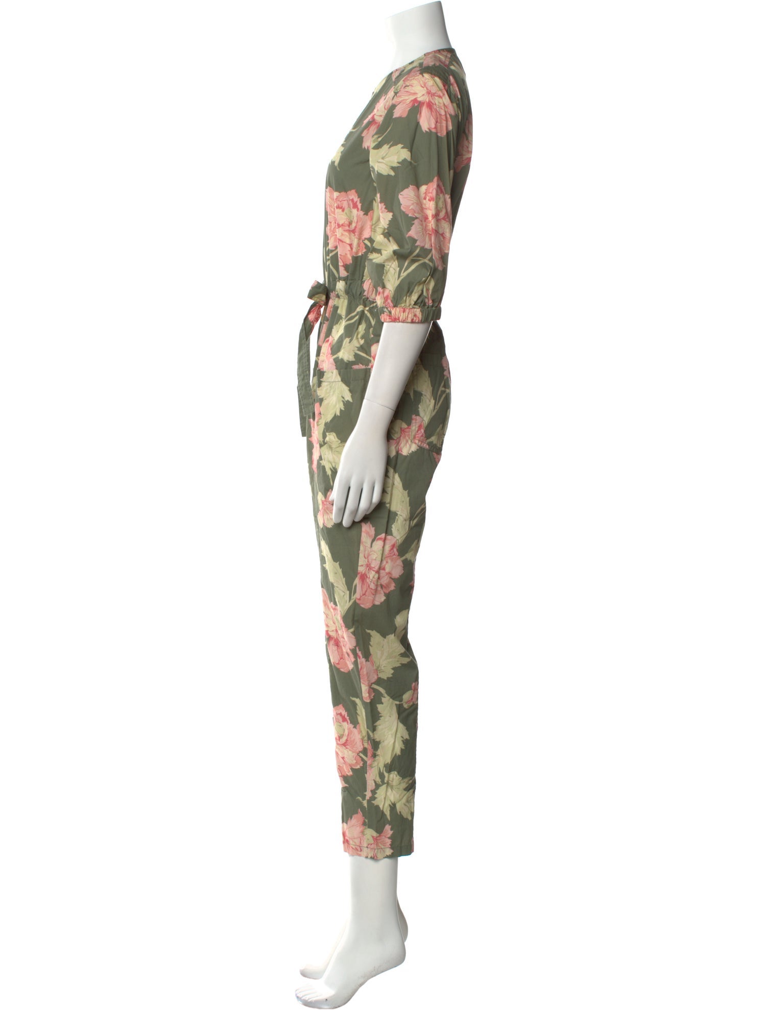 La Vie Rebecca Taylor Floral Print Crew Neck Jumpsuit w/ Tags