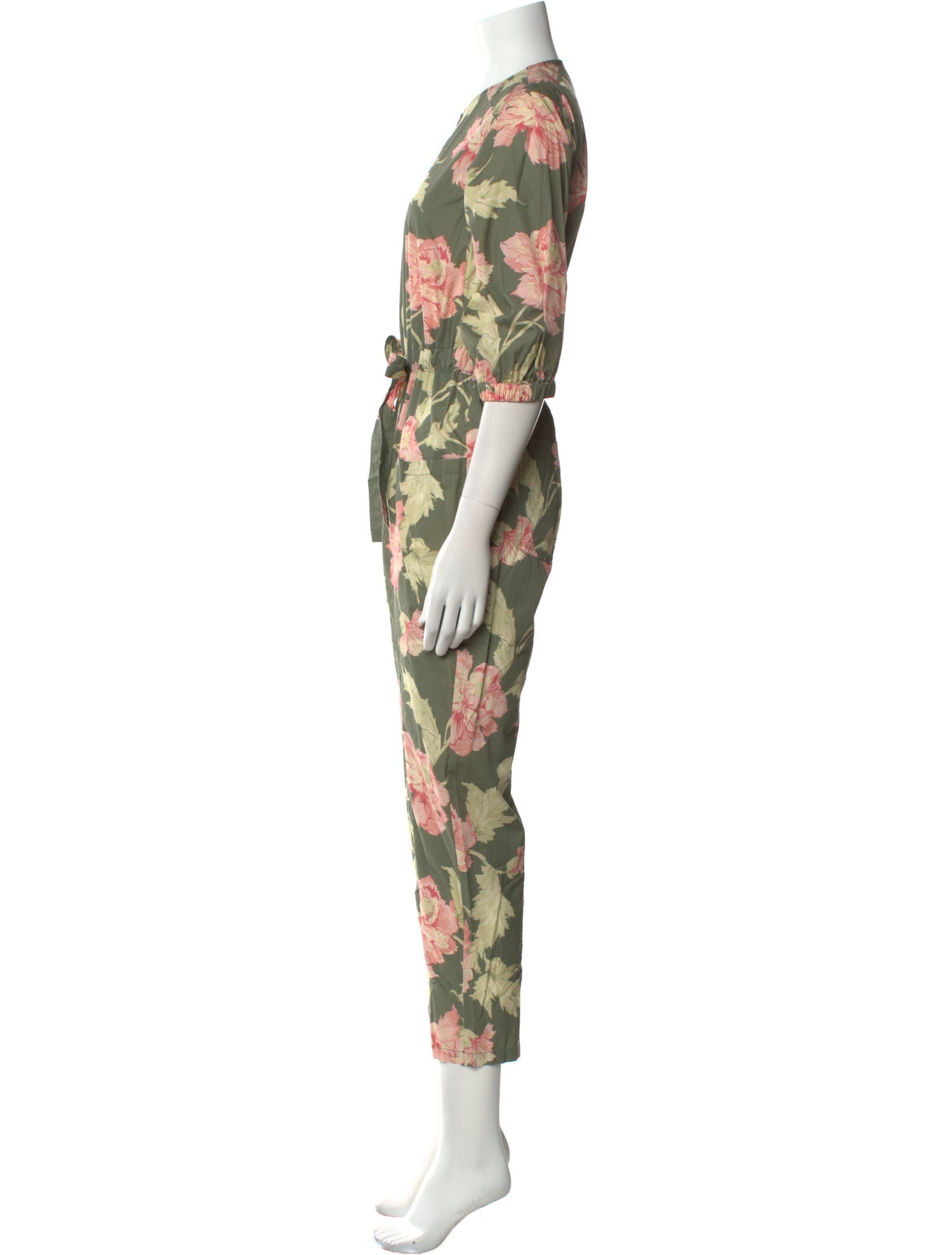 La Vie Rebecca Taylor Floral Print Crew Neck Jumpsuit w/ Tags