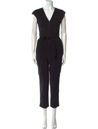 La Vie Rebecca Taylor Corduroy V-Neck Jumpsuit