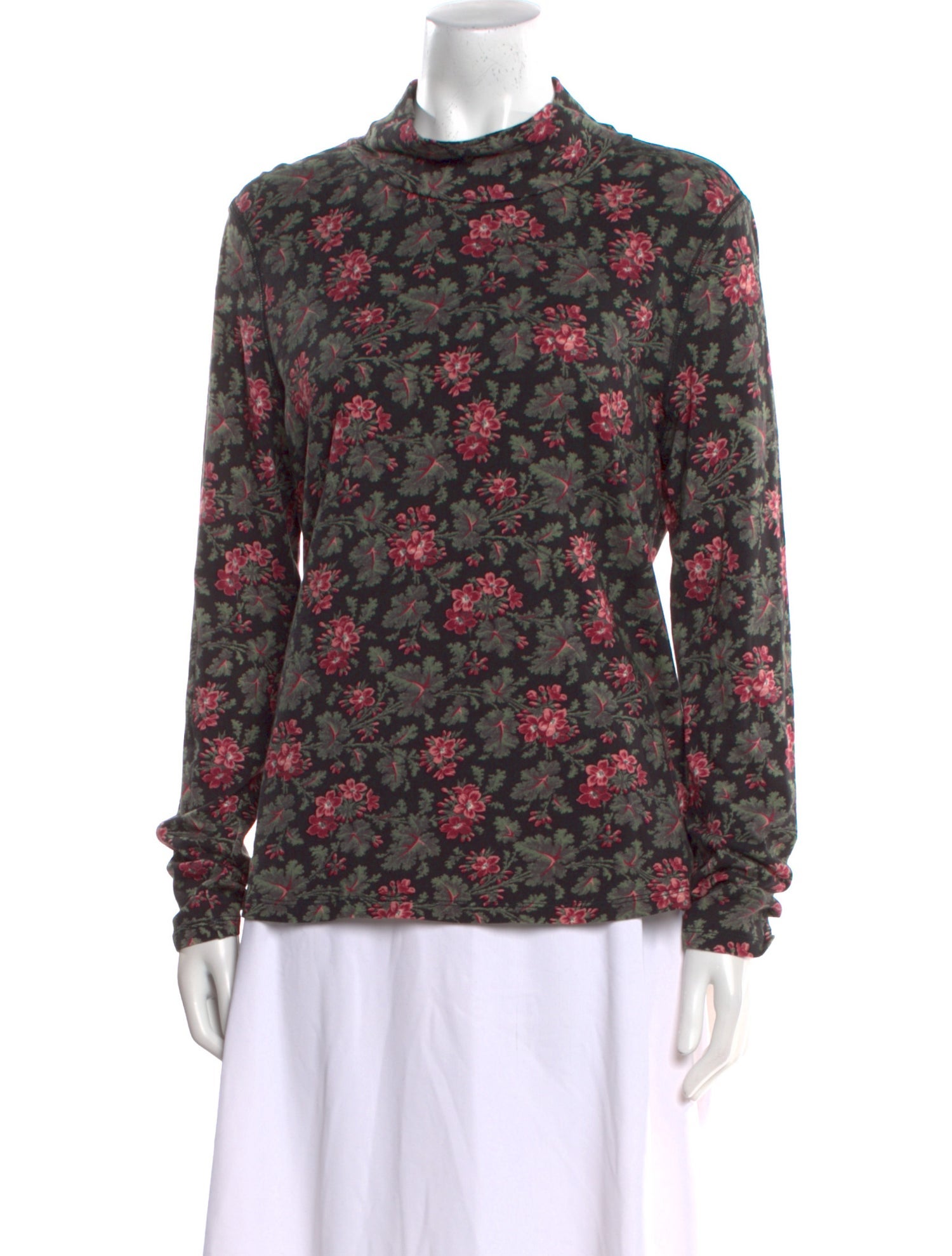 La Vie Rebecca Taylor Printed Mock Neck Sweater w/ Tags