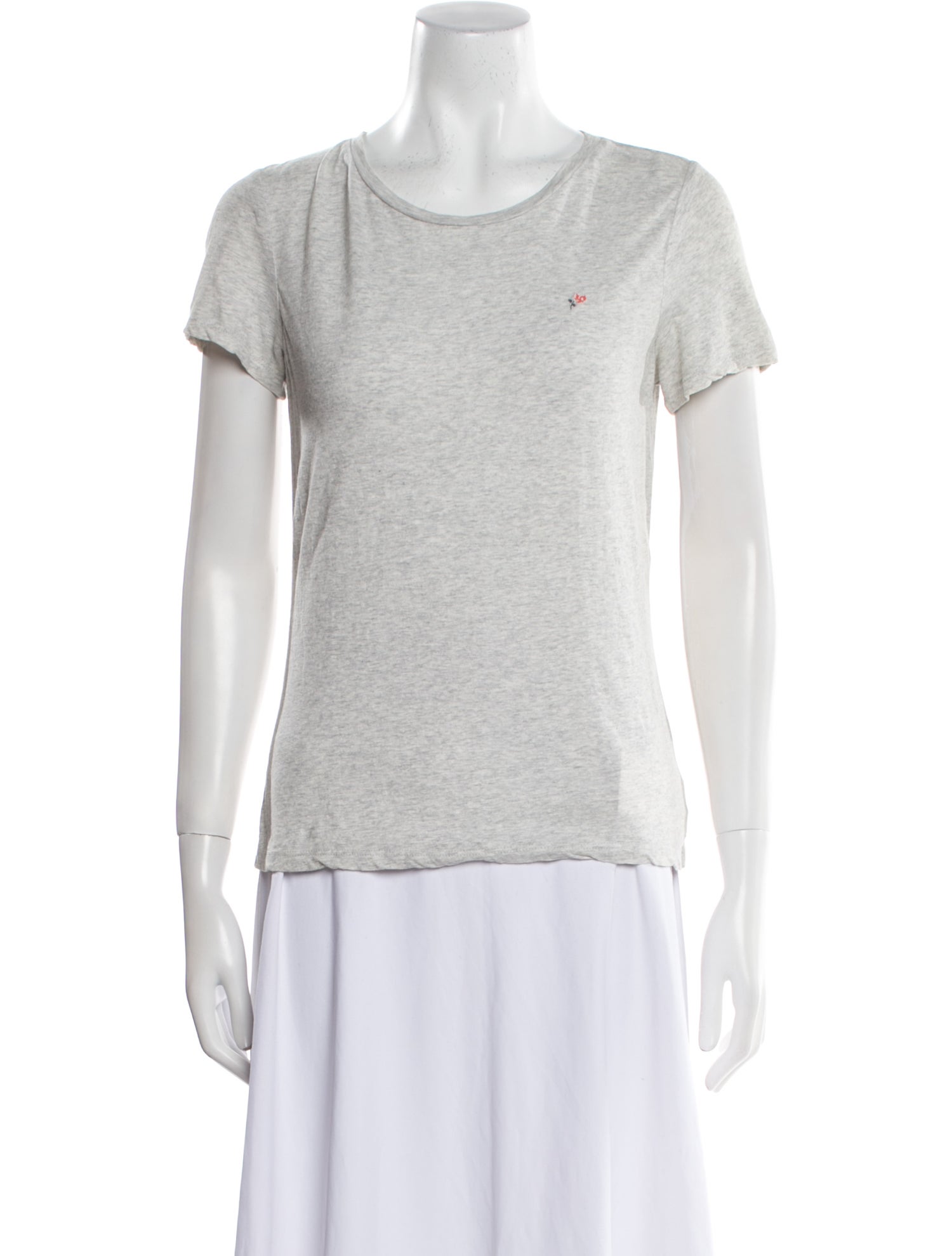 La Vie Rebecca Taylor Crew Neck Short Sleeve T-Shirt