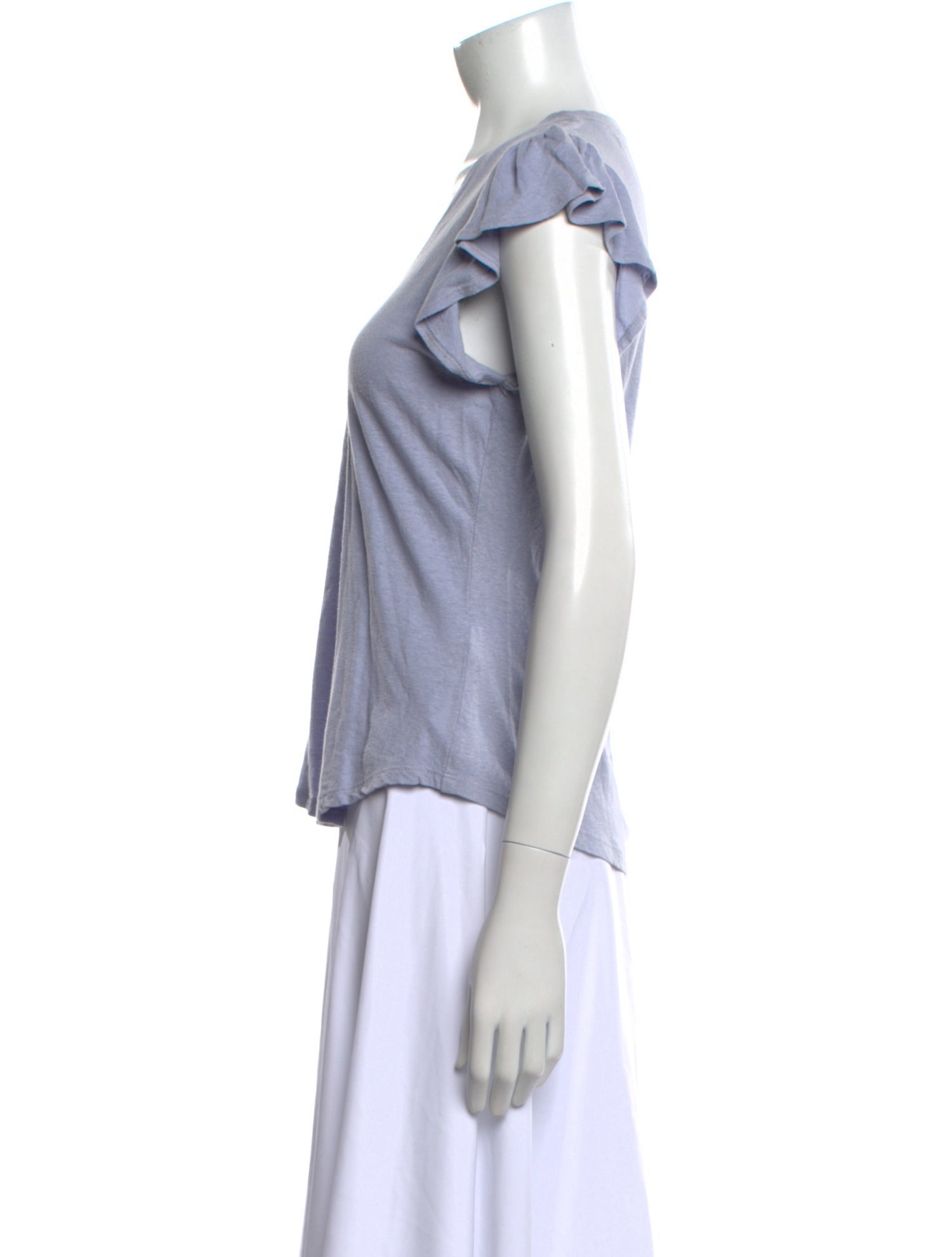 La Vie Rebecca Taylor Scoop Neck Short Sleeve T-Shirt