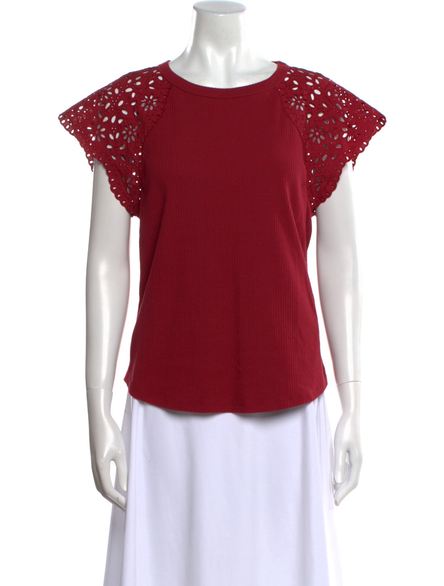 La Vie Rebecca Taylor Crew Neck Short Sleeve T-Shirt w/ Tags