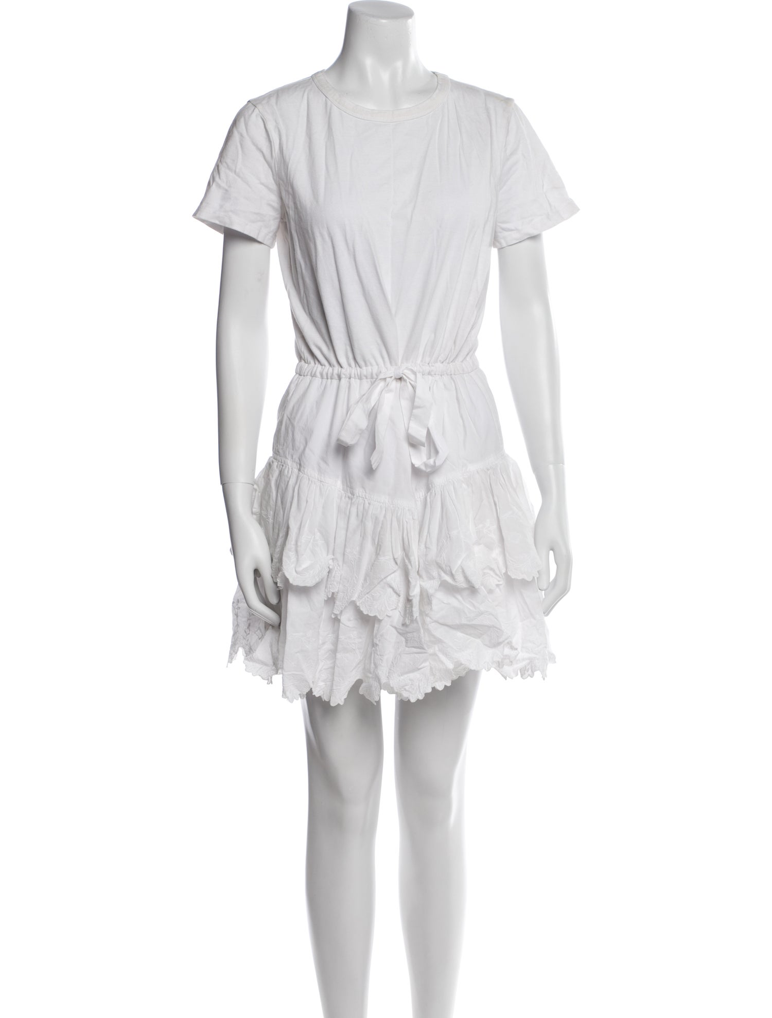 La Vie Rebecca Taylor Crew Neck Mini Dress