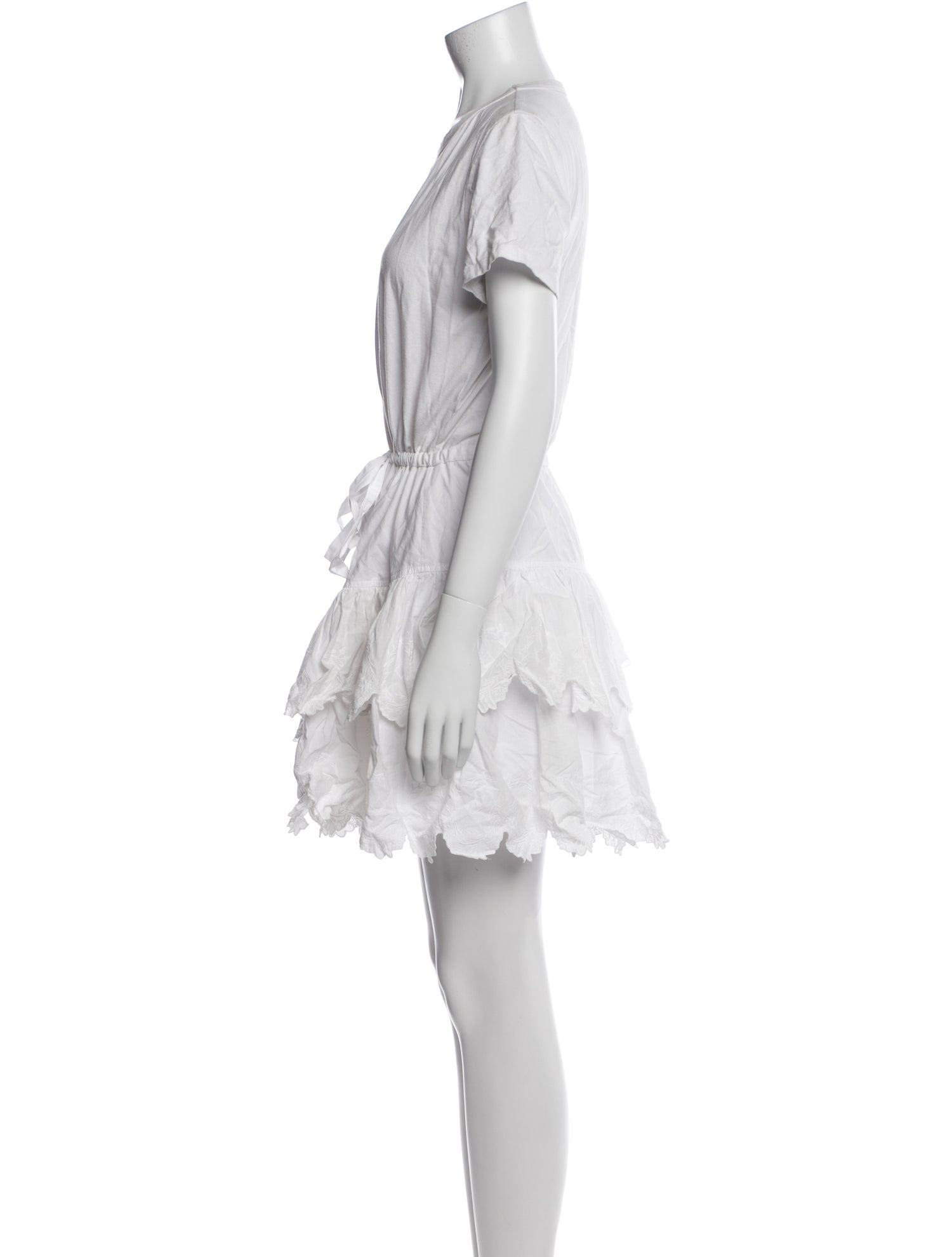 La Vie Rebecca Taylor Crew Neck Mini Dress