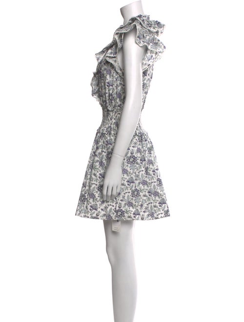 La Vie Rebecca Taylor Floral Print Mini Dress