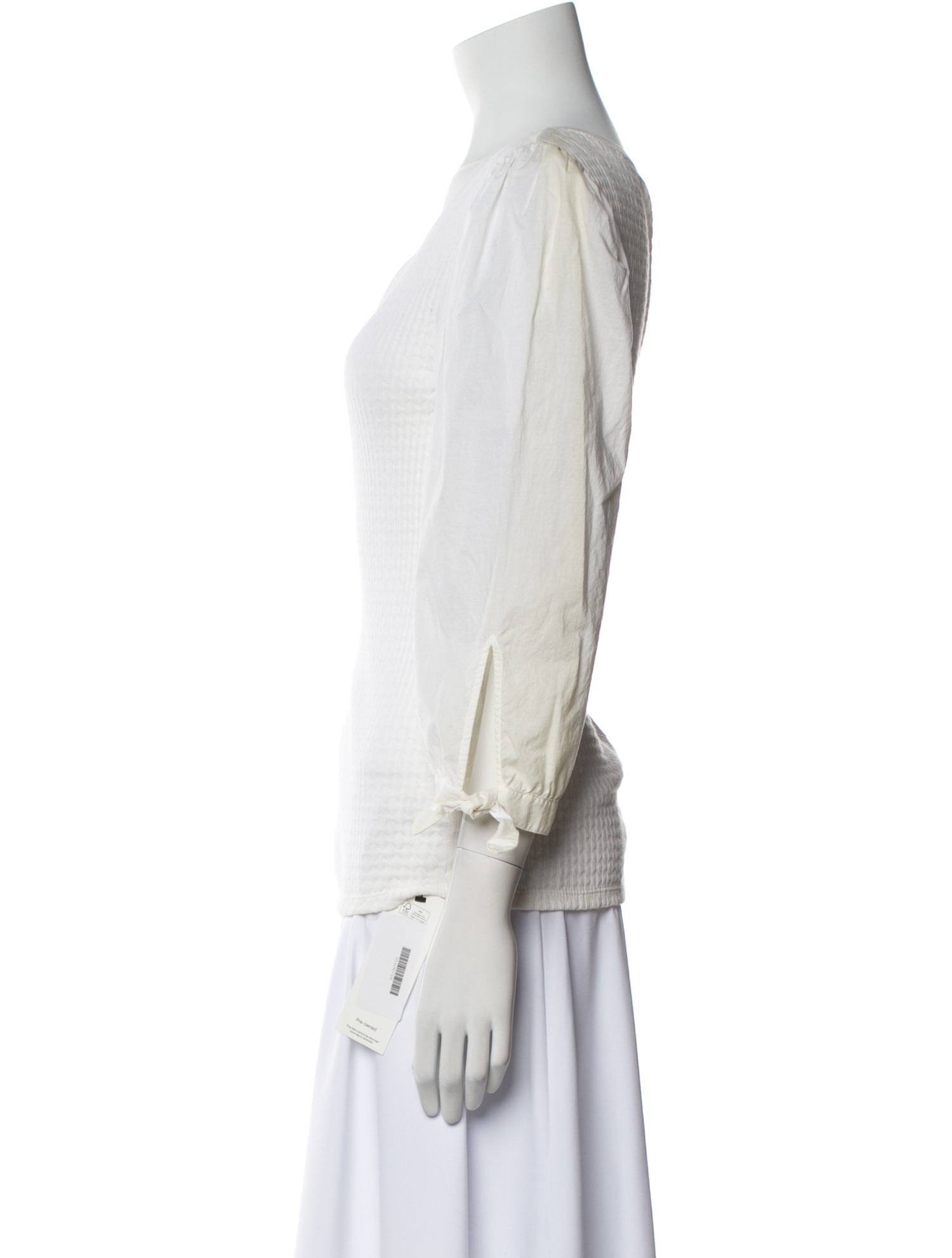 La Vie Rebecca Taylor Bateau Neckline Three-Quarter Sleeve Top w/ Tags