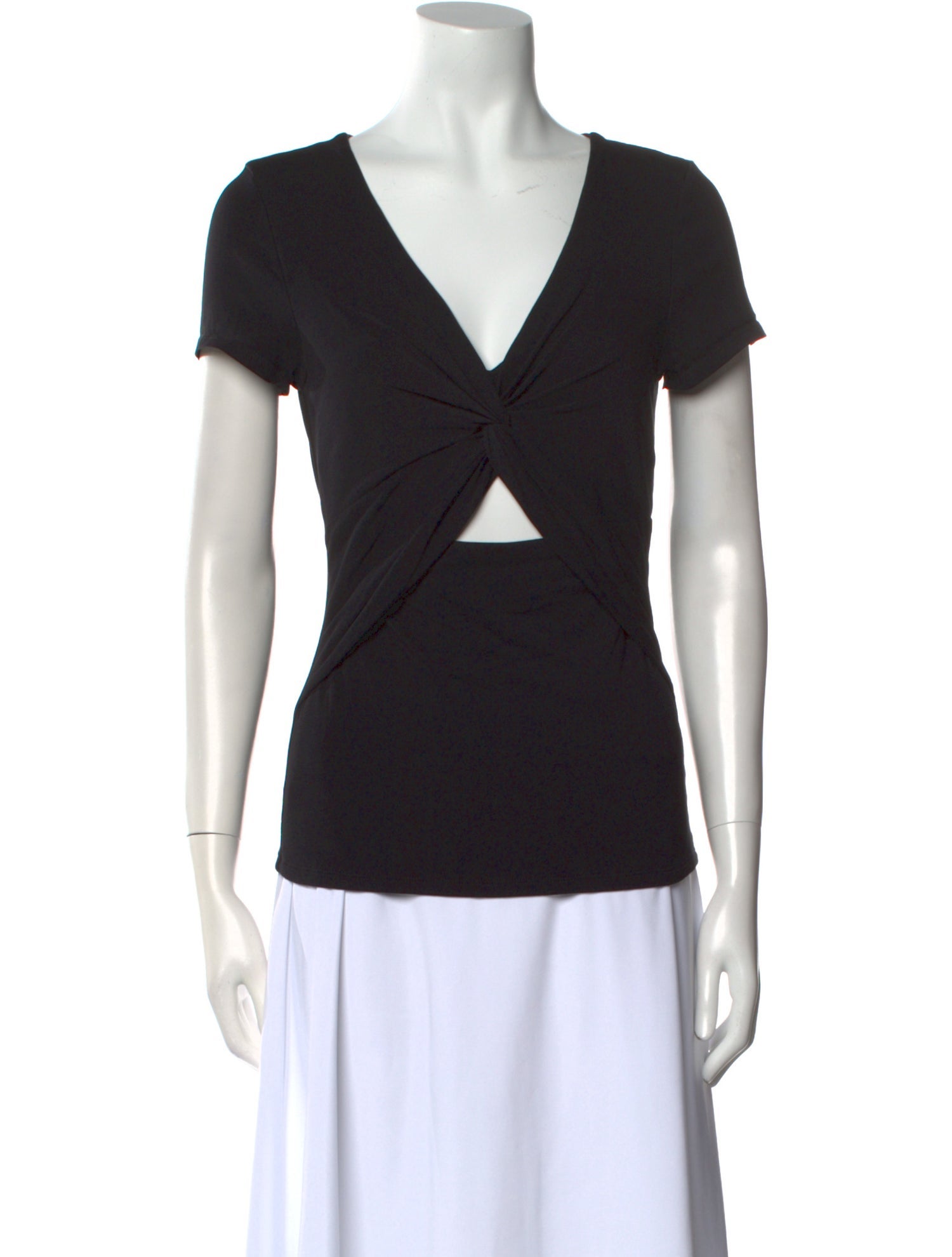 La Vie Rebecca Taylor V-Neck Short Sleeve Top