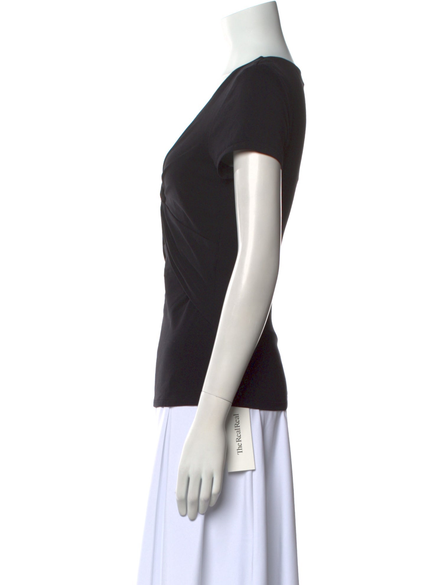 La Vie Rebecca Taylor V-Neck Short Sleeve Top