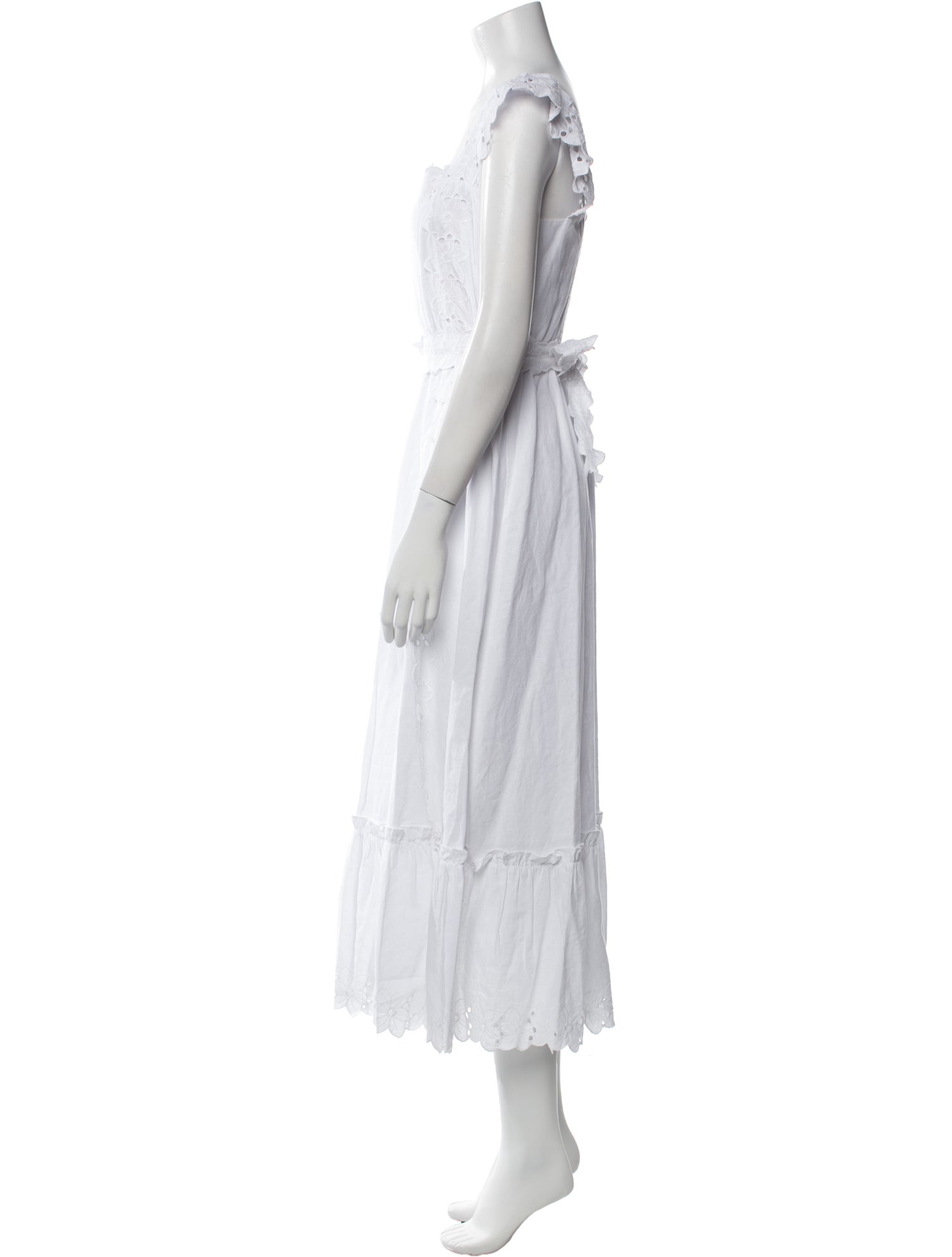 La Vie Rebecca Taylor Linen Long Dress
