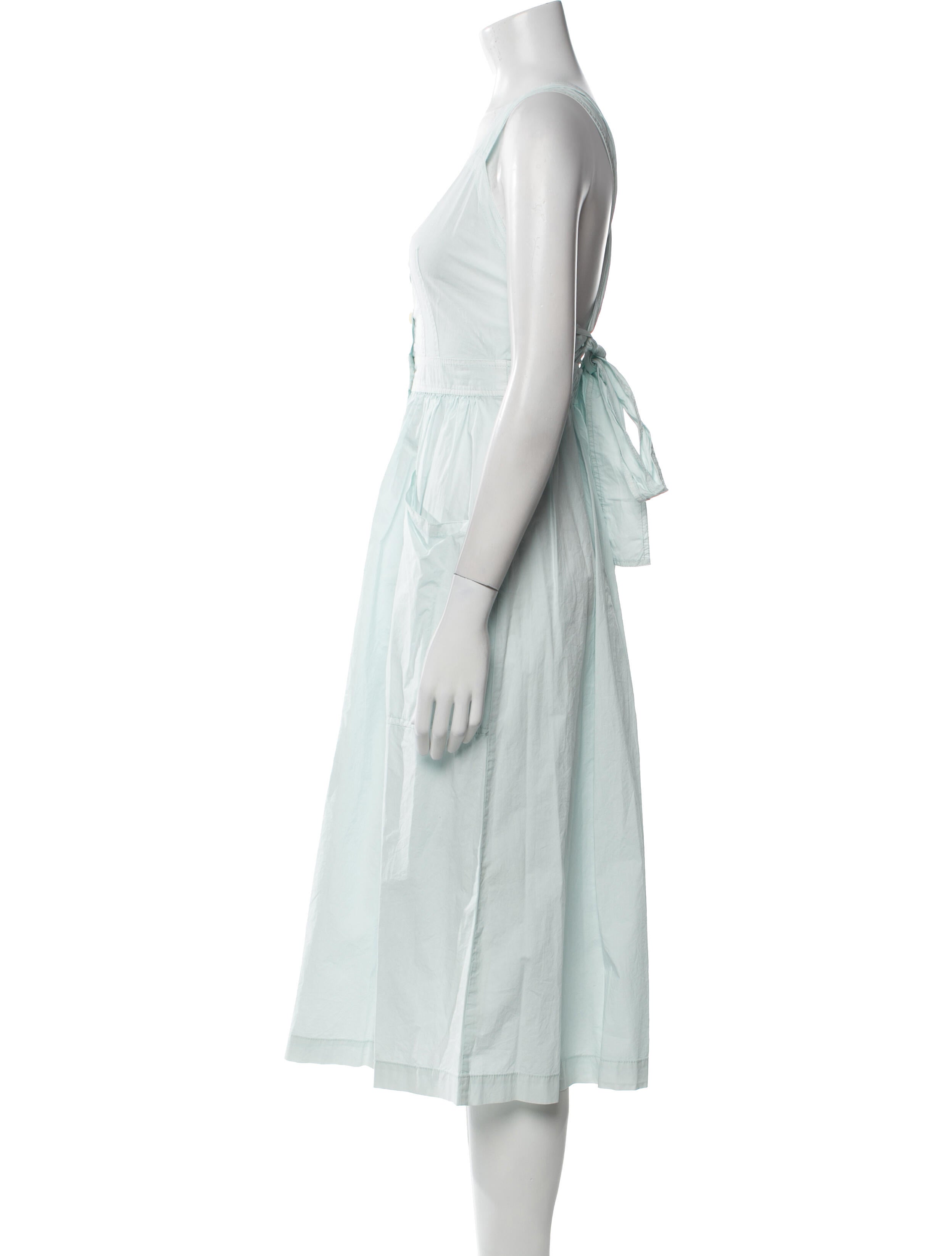 La Vie Rebecca Taylor Scoop Neck Midi Length Dress