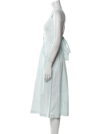 La Vie Rebecca Taylor Scoop Neck Midi Length Dress