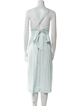 La Vie Rebecca Taylor Scoop Neck Midi Length Dress