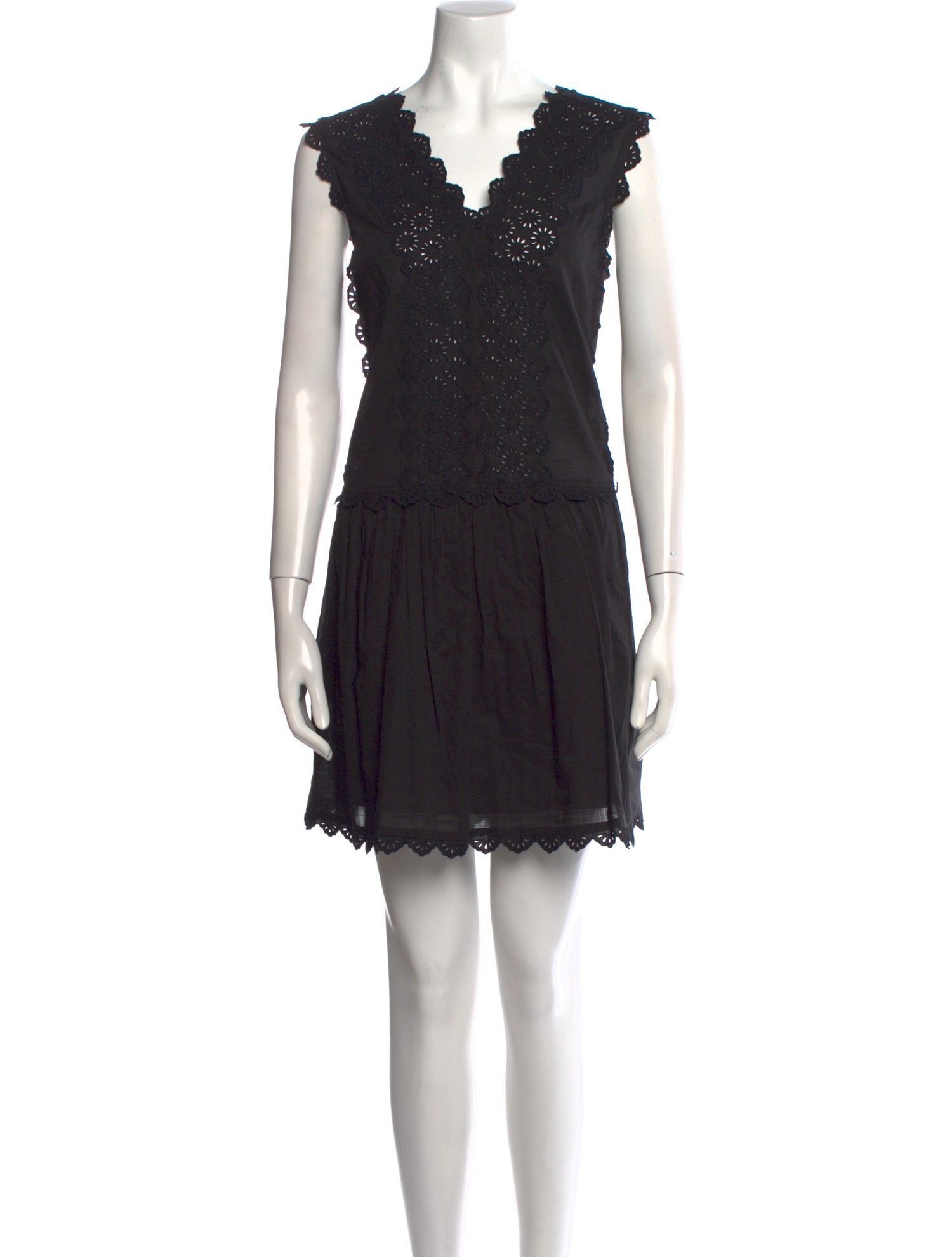 La Vie Rebecca Taylor V-Neck Mini Dress