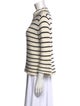 La Vie Rebecca Taylor Striped Turtleneck Sweater
