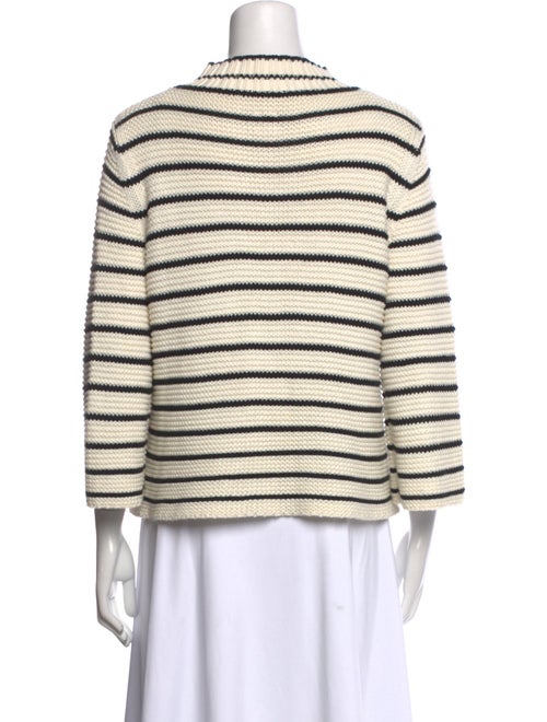 La Vie Rebecca Taylor Striped Turtleneck Sweater