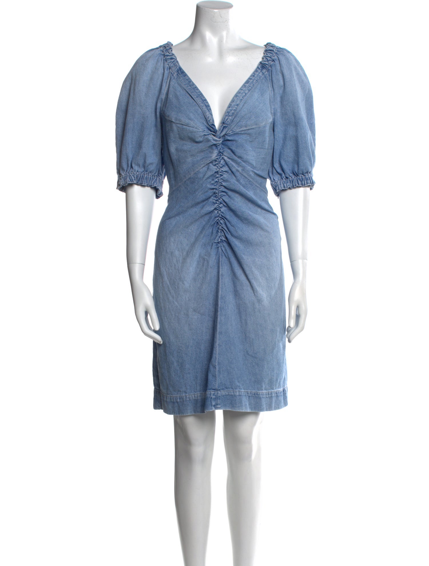 La Vie Rebecca Taylor V-Neck Knee-Length Dress