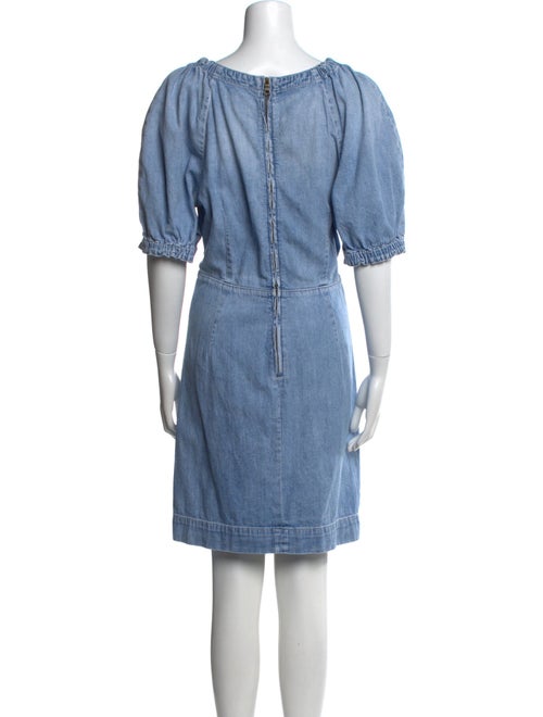 La Vie Rebecca Taylor V-Neck Knee-Length Dress