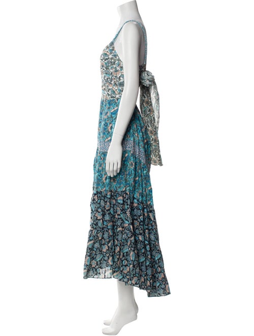 La Vie Rebecca Taylor Floral Print Long Dress