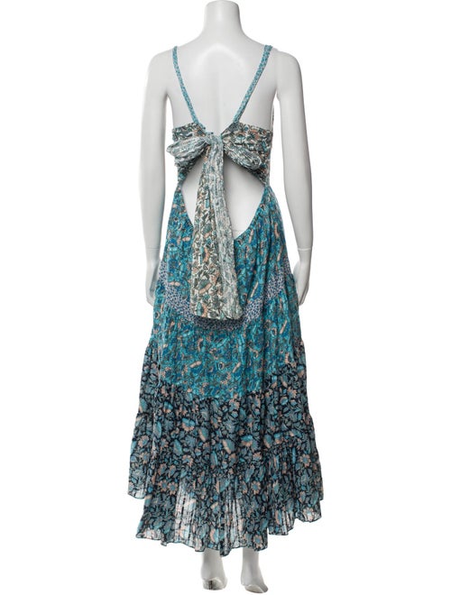 La Vie Rebecca Taylor Floral Print Long Dress